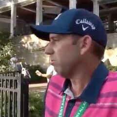 El vídeo de la reacción de Sergio García con un periodista que le reprochan duramente