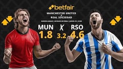 Manchester United vs. Real Sociedad: horario, dónde ver, pronósticos y cuadro