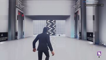 En la sala MVP 1 podemos acceder a varios desafíos de trickshots con pelotas de baloncesto