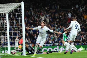 Sergio Ramos scores the winner for Real Madrid against Real Betis