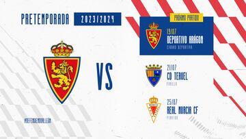 Amistosos contra el Deportivo Aragón, el Teruel y el Murcia