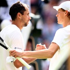 Daniel Galán cae ante Sinner en los octavos de final de Wimbledon