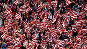 Los aficionados del Atl&eacute;tico llenar&aacute; de colorido las gradas del Emirates. 