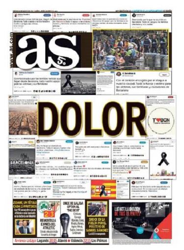A sports paper made from pain