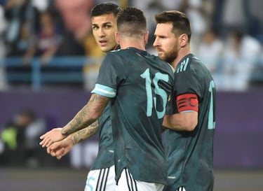 Scaloni: "Messi and Agüero will play in the Uruguay game"