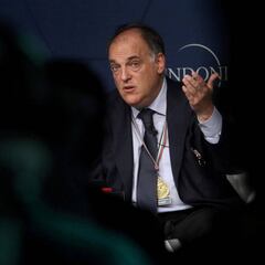 Tebas: "No podemos impedir que se juegue en Vallecas si tiene licencia de apertura"