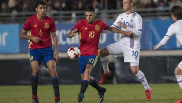 Rodrigo y Ceballos, con la Sub-21.