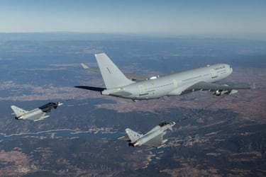As¨ª es el A330 MRTT, la nueva joya del Ej¨¦rcito del Aire que multiplicar¨¢ el poder militar a¨¦reo espa?ol