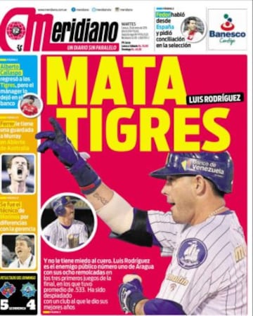 Portadas de la prensa mundial