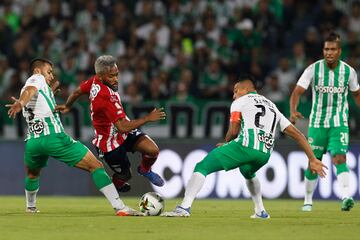 Atlético Nacional y Junior se enfrentaron por la última fecha de los cuadrangulares. En el Atanasio se definió el primer finalista de la Liga BetPlay