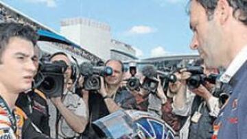 <b>AL PODIO. </b>Dani Pedrosa aún no ha ganado este año y en Mugello aspira al menos a subir al 'cajón'.