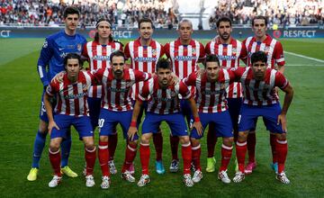 Plantilla del Atlético de Madrid 2013/14.