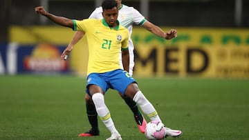 Rodrygo, en el encuentro ante Bolivia del pasado viernes.