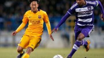 Lee, en el partido ante el Anderlecht.