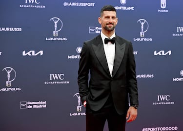 El tenista serbio Novak Djokovic