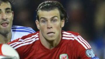 Gareth Bale en un encuentro con Gales