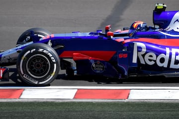 Carlos Sainz durante la clasificación del GP de Hungría. 