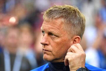 Heimir Hallgrimsson, seleccionador de Islandia. 