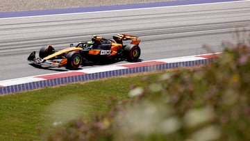 Lando Norris (McLaren MCL39). Spielberg, Austria. F1 2025.