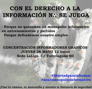 Los medios gráficos se rebelan y piden a LaLiga "libertad para informar sin monopolio"
