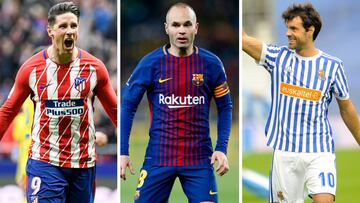 Torres, Iniesta y Xabi Prieto. 