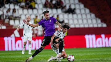 El Albacete, ante el Córdoba.