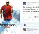 Feliciano y Verdasco: polémica en Twitter a cuenta de la Davis