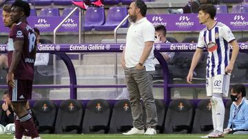 PARTIDO DE LIGA SANTANDER TEMPORADA 2019/2020 ENTRE EL REAL VALLADOLID Y EL CELTA DE VIGO. Toni Villa.