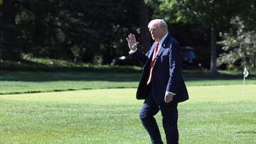 Ahead of a check-up at Walter Reed Medical Center on Friday, President Donald Trump insisted he feels “in great shape”.