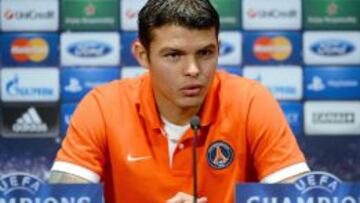El defensa brasileño Thiago Silva.