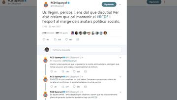 El Espanyol no se posiciona en el “conflicto” de Cataluña