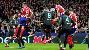 Imagen del Atlético-Liverpool.