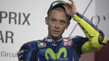 Valentino Rossi, piloto de Yamaha.