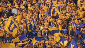 Afición de Tigres se manifiesta contra la Liga MX