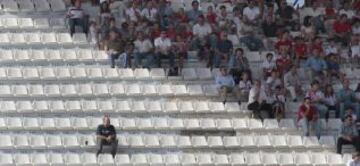 La grada del Sánchez Pizjuán durante el partido que jugó el Sevilla contra el Deportivo de la Coruña.