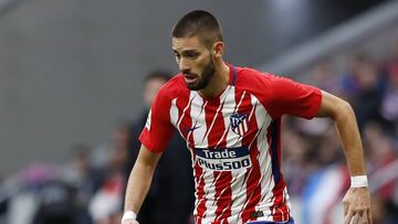 Yannick Carrasco con el Atlético.