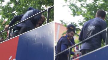 Directos a la WWE: la cómica pelea entre Piqué y Luis Suárez