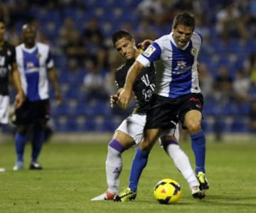 Quique de Lucas jugó durante la temporada 2013-2014 en el Hércules en Segunda.