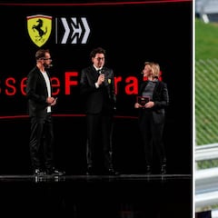 El escueto recuerdo a Alonso en la presentación del Ferrari