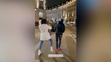 El vídeo de Marta Díaz y Reguilón por las calles de Londres que ha enamorado a sus fans