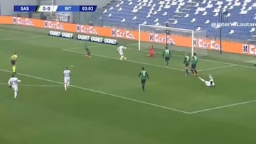 ¡Se puso nervioso...! El gol de Alexis ante el Sassuolo