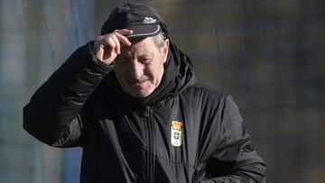Anquela, entrenador del Oviedo. 
