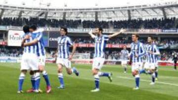 Seferovic debuta con la Real marcando cuatro goles.