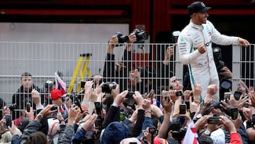 Hamilton, en Montmeló.