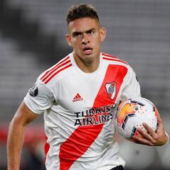 Santos Borré, el peor calificado de la goleada de River Plate