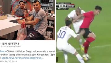 ¿Justicia poética? Son 'humilló' al chileno que tuvo un gesto racista con un fan coreano