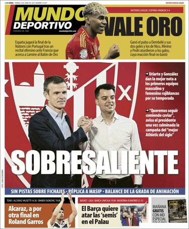 “Completamente loco”: las portadas en Francia se rinden a Lamine