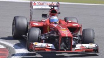 Alonso no estará al volante del Ferrari en Silverstone.
