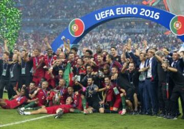 Portugal-Francia: la final en imágenes