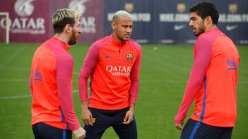 Messi, Neymar y Luis Su&aacute;rez. 